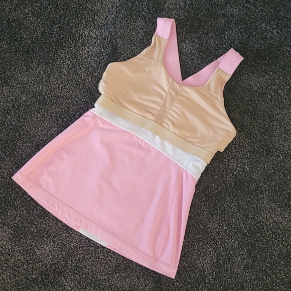Lululemon pink cross racer back tank top size 4 - Picture 6 of 9